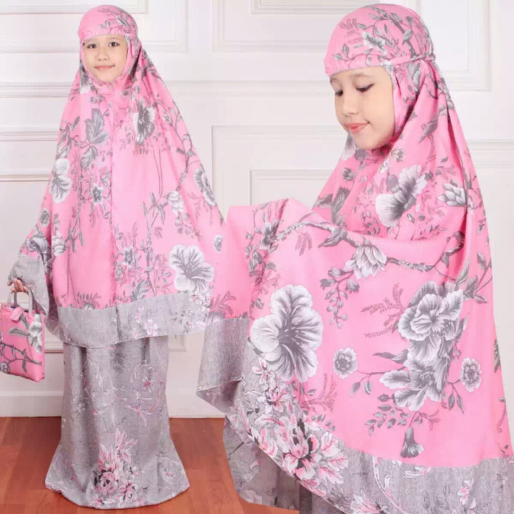 Flam Mukena Anak Shabby karun rayon cantik murah trend terbaru 2020