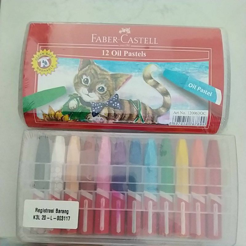 

Oil Pastels / Krayon 12 Warna Faber-Castell
