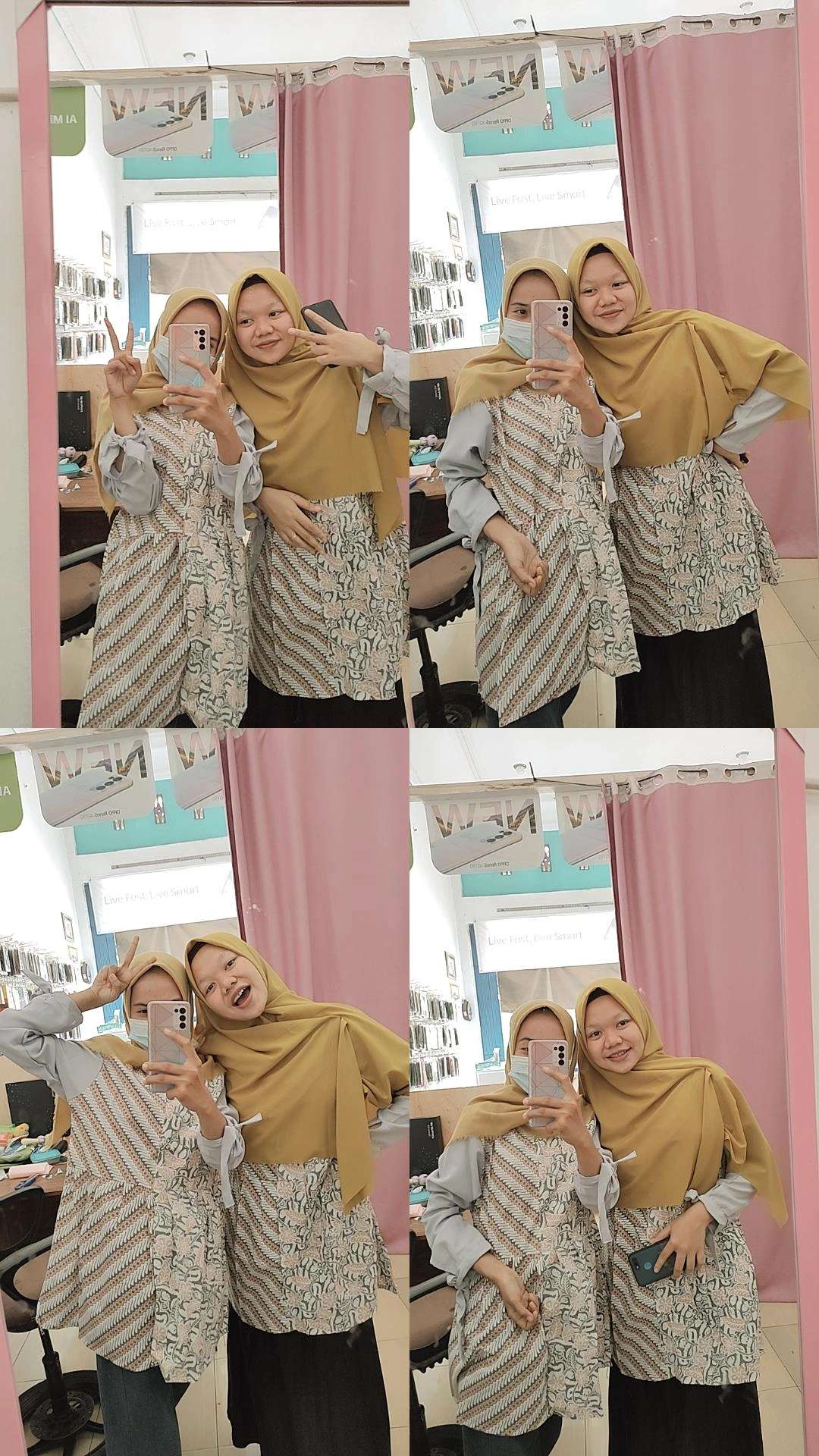 Tey-17 Batik Wanita Asj Sa Hrb026 Kenongo Kemeja Tosca Pendek