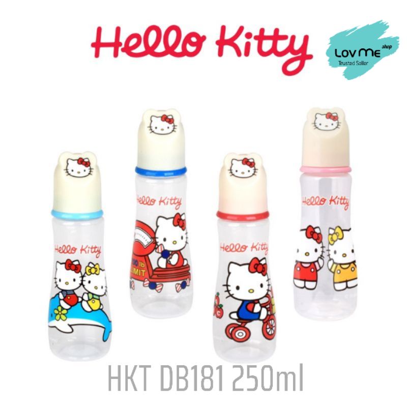 lov me❤️Lusty Bunny Botol Dot Reguler Susu Bayi Hello Kitty BPA Free 60ml 125ml 250ml |Hkt Db121 db141 db181