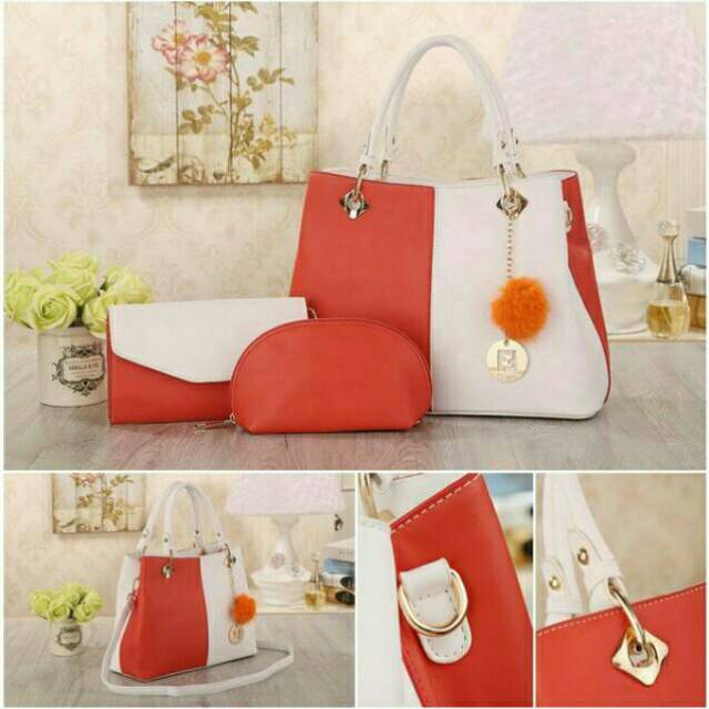 2357 tas import Tas fashion tas korea tas murah tas batam tas branded fendi 3in1