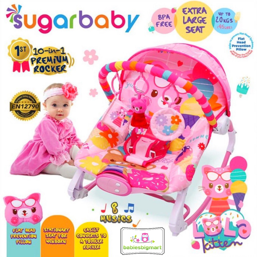 Bouncer Pliko My Soothing PK 303 Spacebaby SB 8610 SB 8630 ZX 2109 Piano Playgym SB 8013 SB 8017 Sugarbaby 1 recline 3 recline Tempat Duduk Anak Space Baby-SGR RCK 30005 PINK