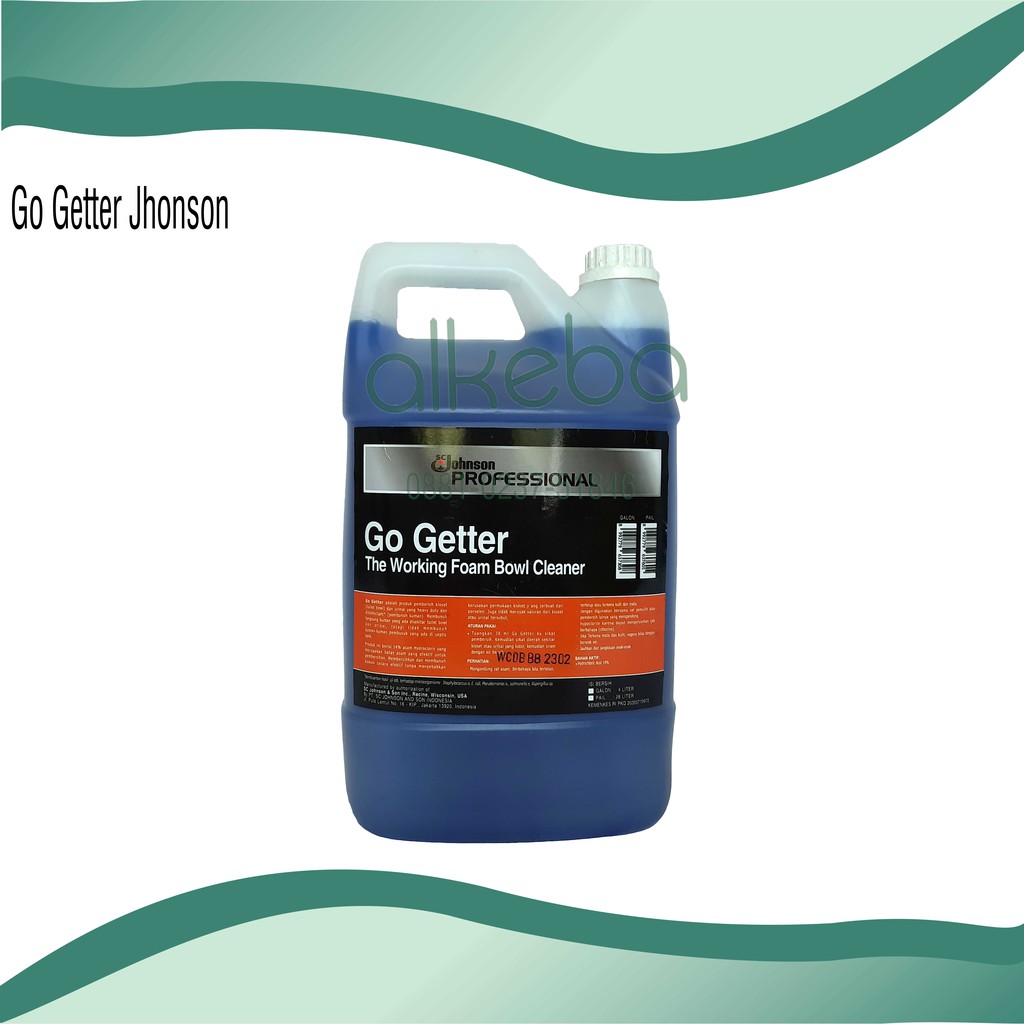 JOHNSON GO GETTER 4 LITER - pembersih closet TOILET LANTAI KERAMIK KAMAR MANDI