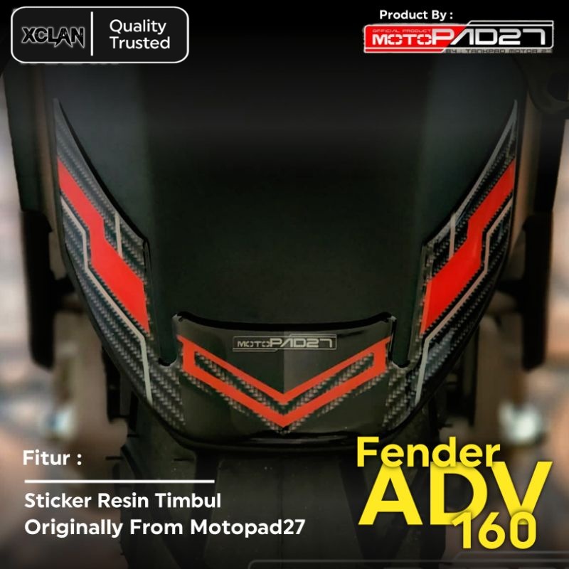 Stiker Spakbor Depan ADV 160 Sticker ADV 160 Cover Spakbor Depan ADV 160 Resin (COD)