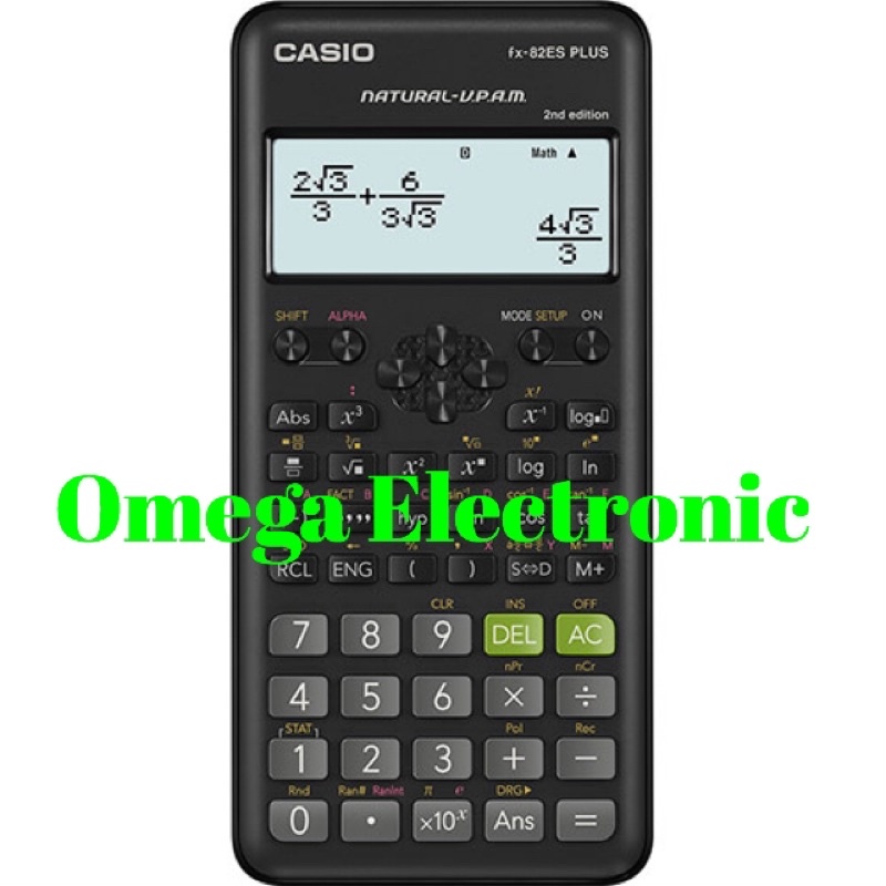 Casio Calculator Scientific FX 82 ES PLUS - Kalkulator kuliah sekolah FX-82ES PLUS