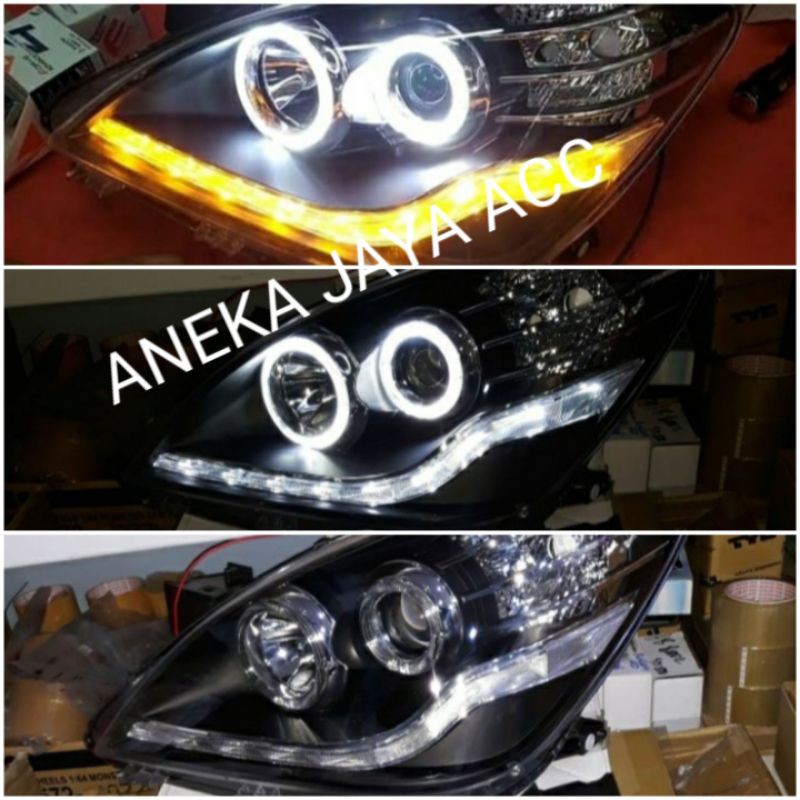 Head Lamp Avanza Vvti 2006 - 2011 Led Projector - Sein Running