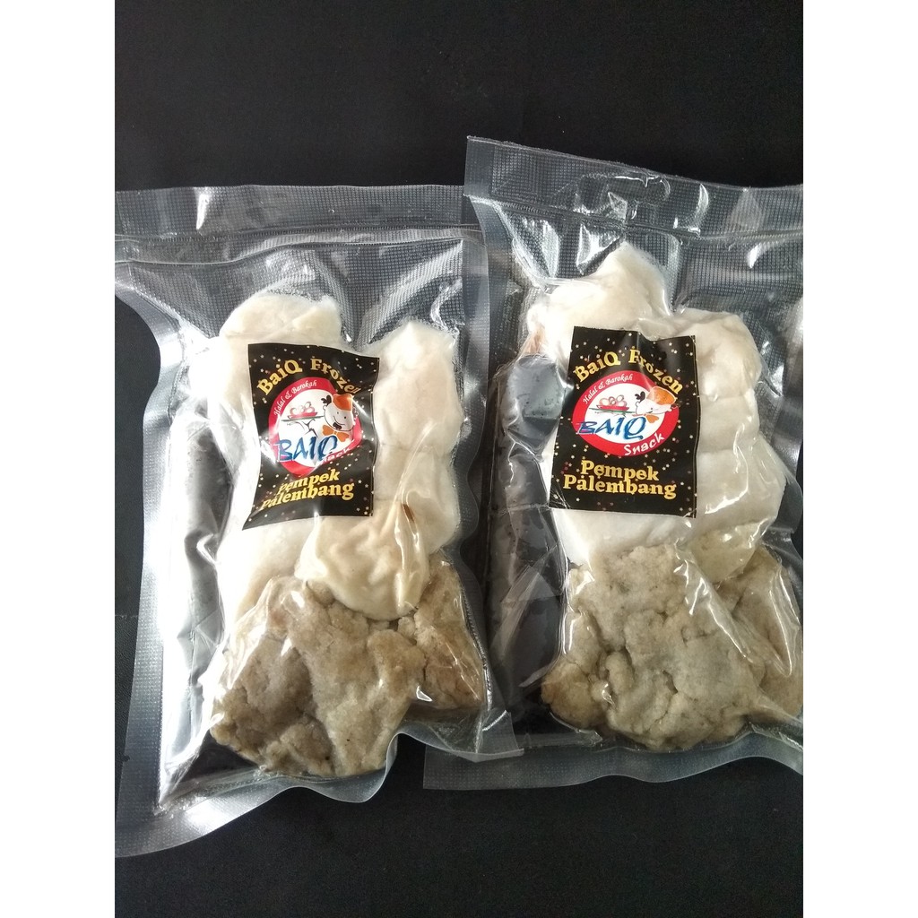 

Baiq Frozen Food Pempek Palembang Frozen berat 300 gr 1 pack Isi 10 pcs