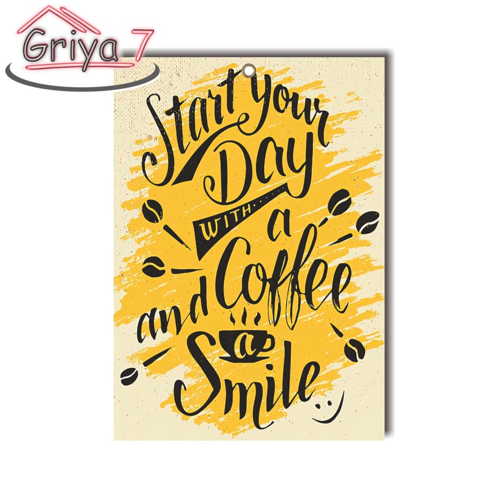 GRIYA 7 IHIASAN DINDING KAFE CAFE I KOPI LOVE VINTAGE RETRO 12