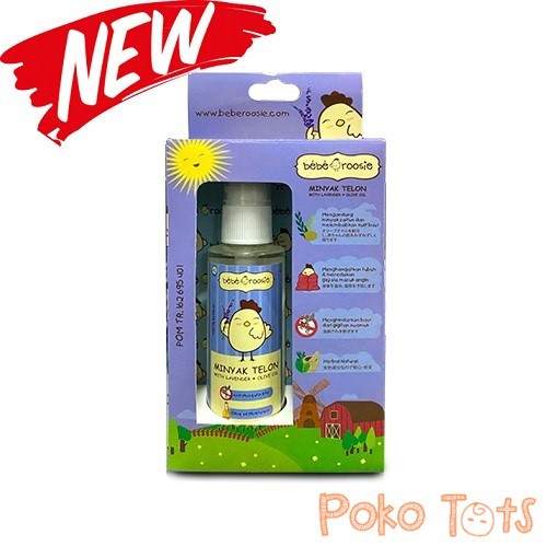 Bebe Roosie Minyak Telon 60ml With Lavender and Olive Oil WHS