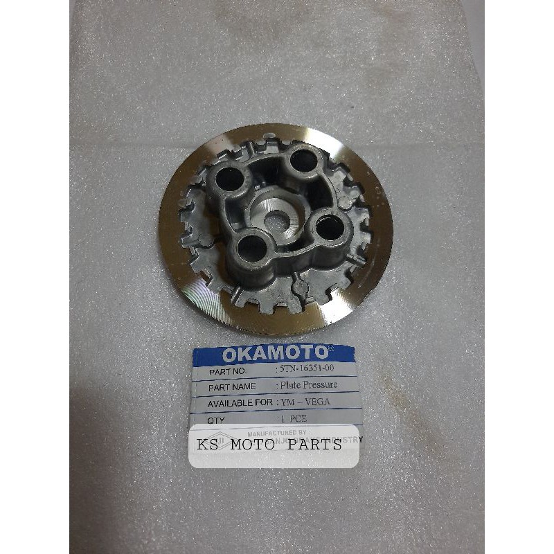 LAWAN KAKI 4 KOPLING JUPITER-Z, VEGA-R, VEGA-R NEW (PLAT PRESSURE) OKAMOTO