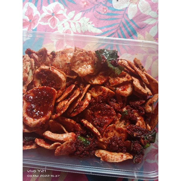 

basreng daun jeruk kemasan tepak uk500ml