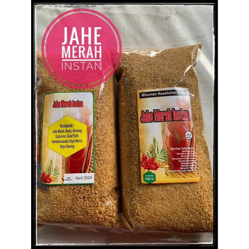 

Jahe Merah Instan 500gr Ampuh Cegah Virus