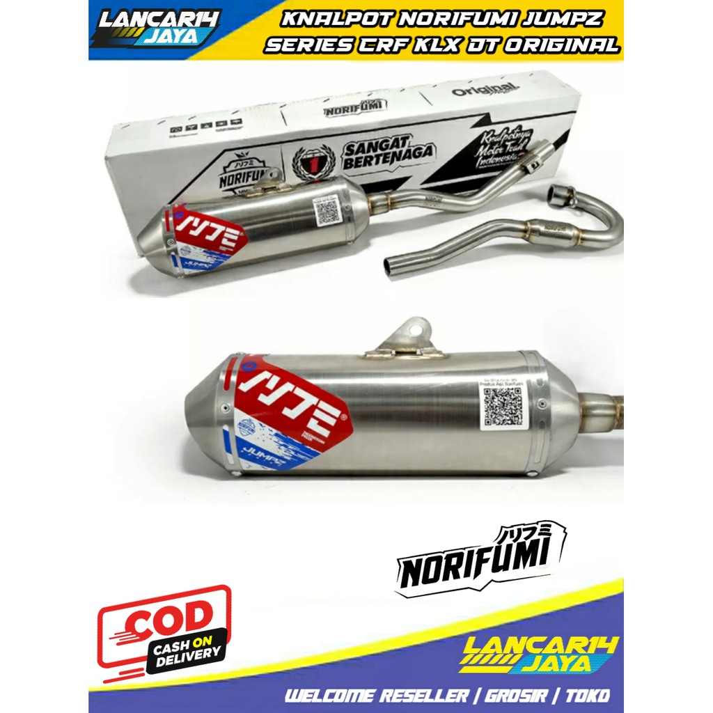 KNALPOT CRF 150 NORIFUMI JUMPZ SERIES MEGABOMB ORIGINAL
