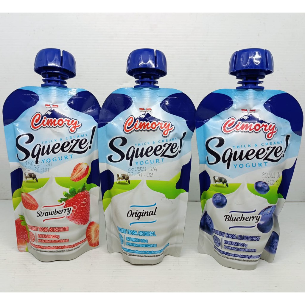 CIMORY SQUEEZE YOGURT 120 GR (ALL VARIAN) Shopee Indonesia