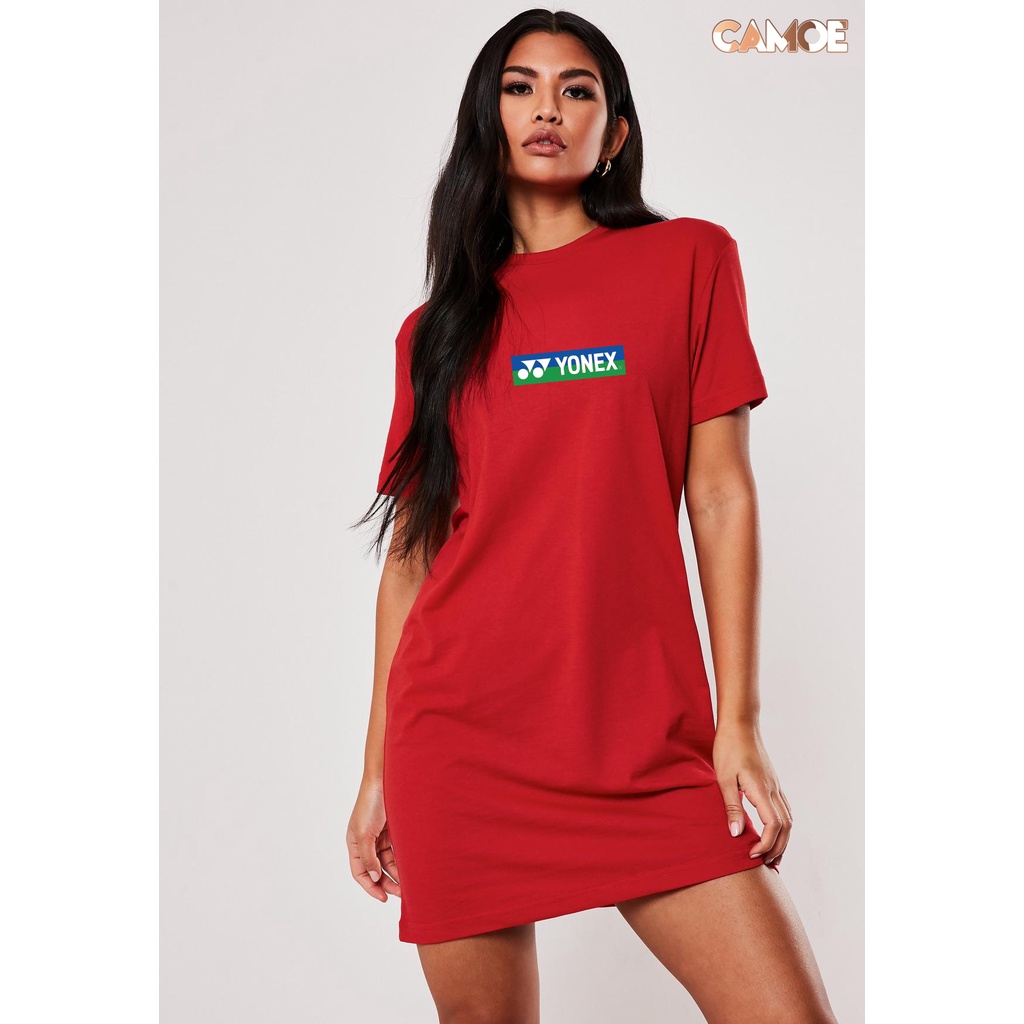 baju dress wanita desain yonex badminton