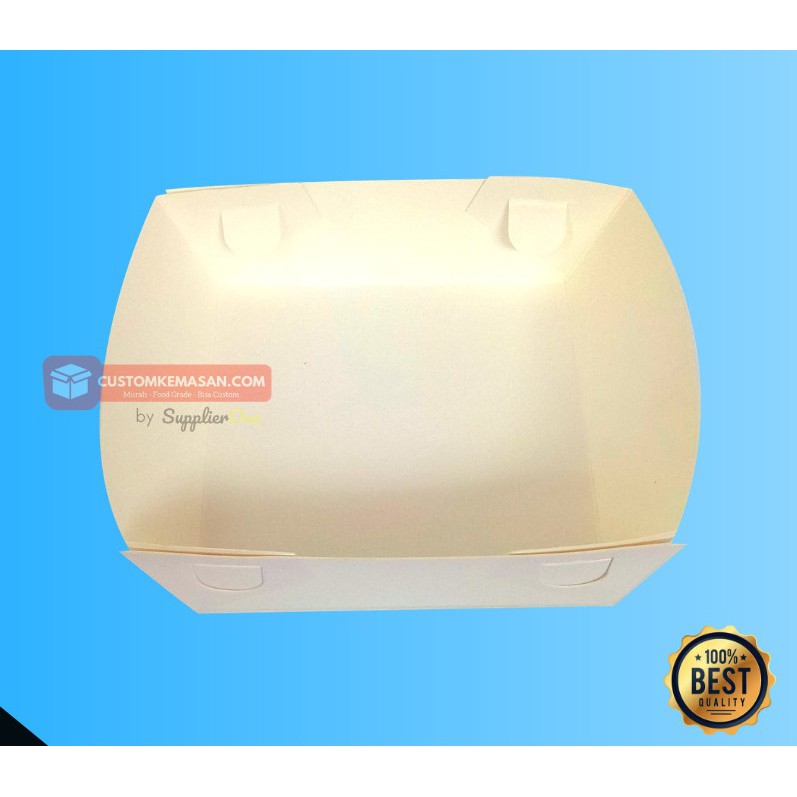 Paper Tray Tempat Burger, Kentang Goreng, Burger, Tahu, dll