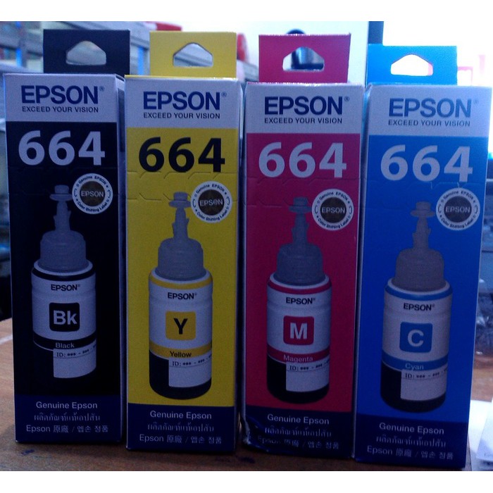 Tinta Printer Epson 664 Original Shopee Indonesia 1895