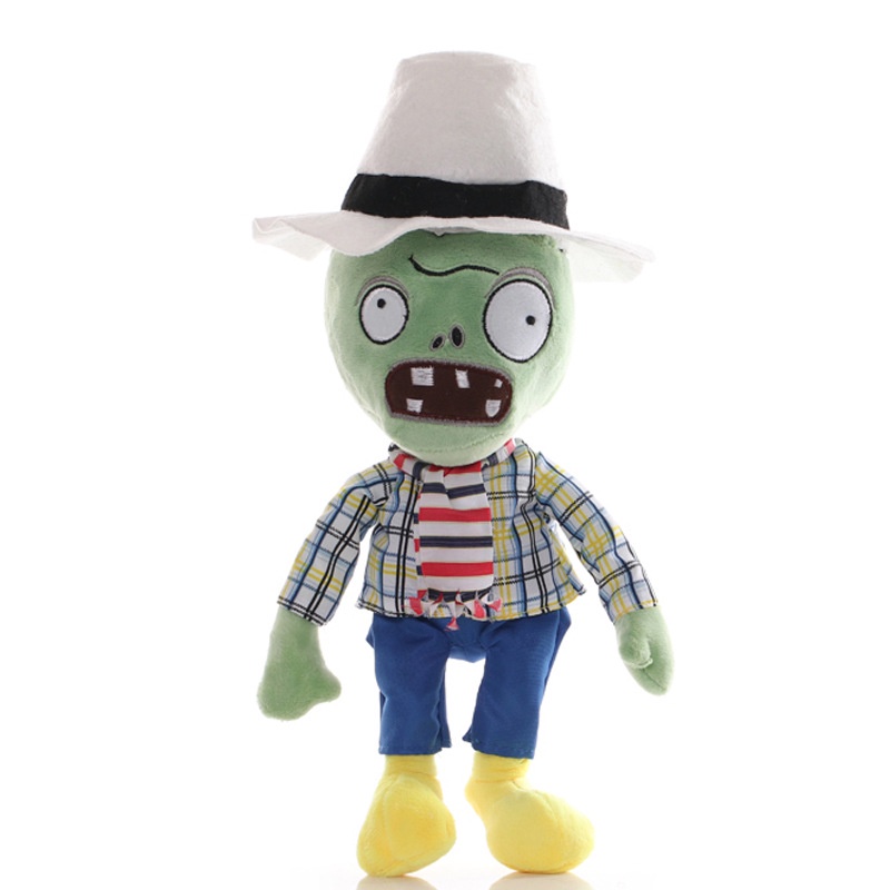 Mainan Boneka Stuffed Plush Plants vs Zombies Bajak Laut Menari Untuk Anak Hadiah