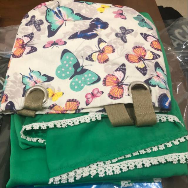 Mukena / mukenah jumbo satin seta silk - Hijau