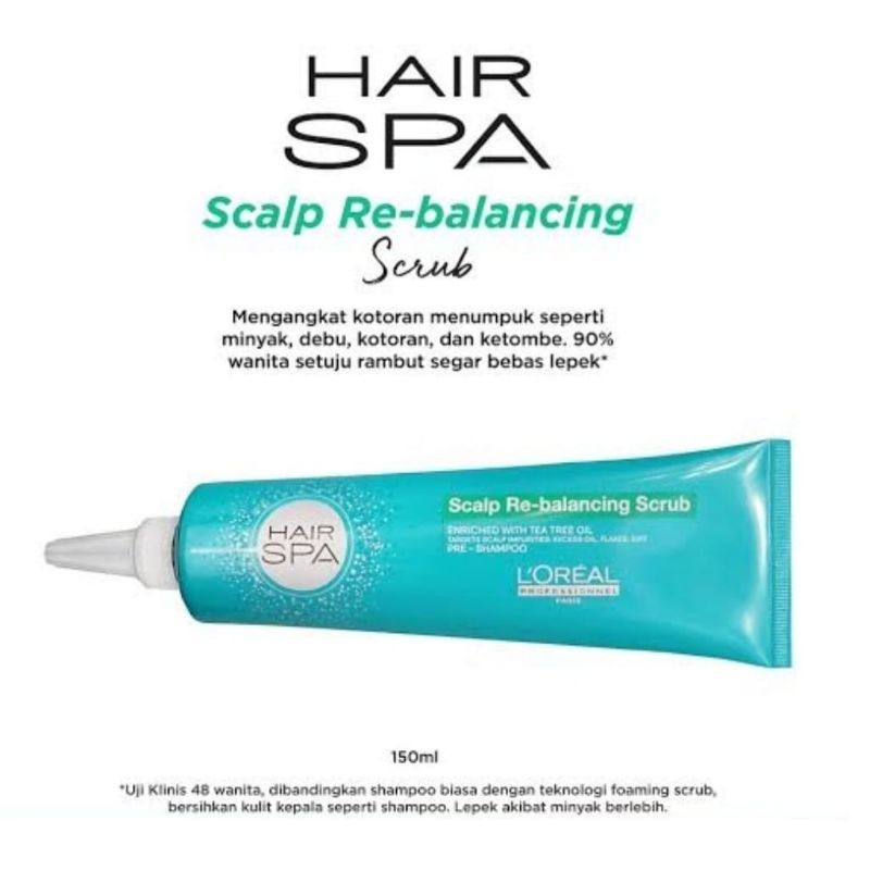 LOREAL Scalp Re-Balancing Scrub | L'Oreal Hair Spa Ice Scrub 150 mL