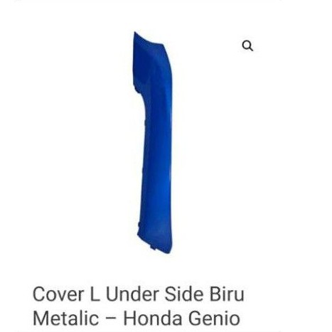 Cover underside genio warna biru ori Honda