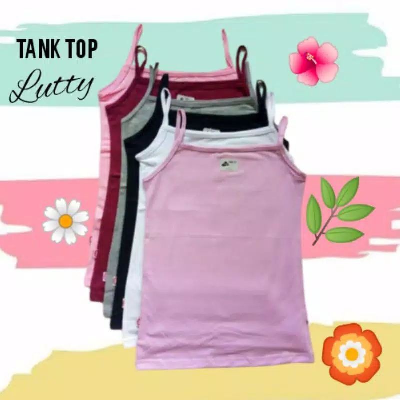 Tank Top Premium Lutty Tali Kecil Katun-2