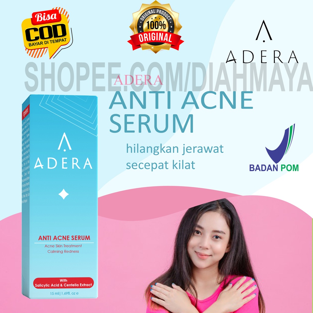 Adera serum putih glowing Anti Acne Bebas Jerawat