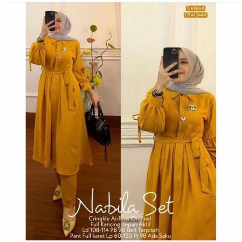 Nabila Set/setelan kekinian/setelan terbaru