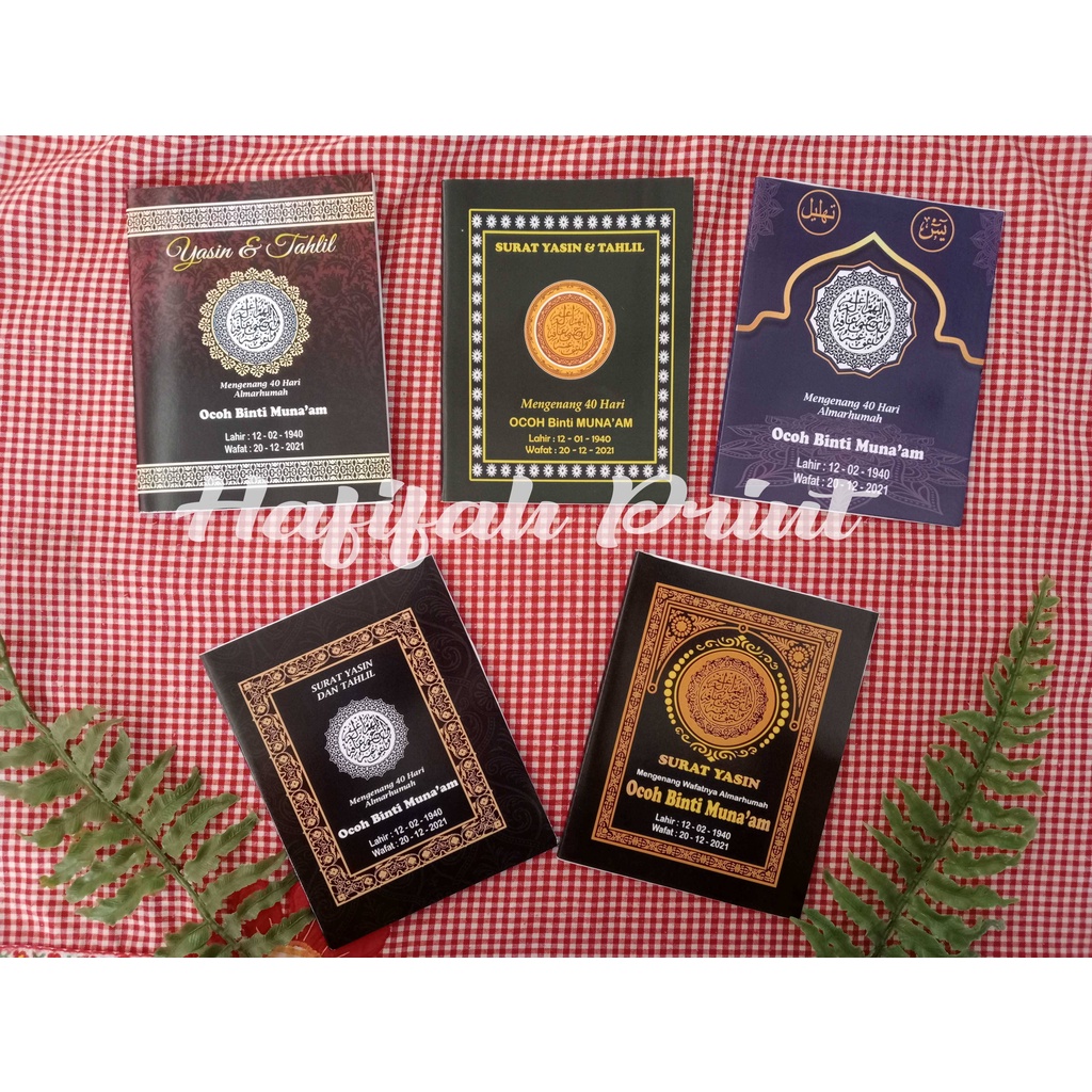 

yasin dan tahlil soft cover 128 halaman