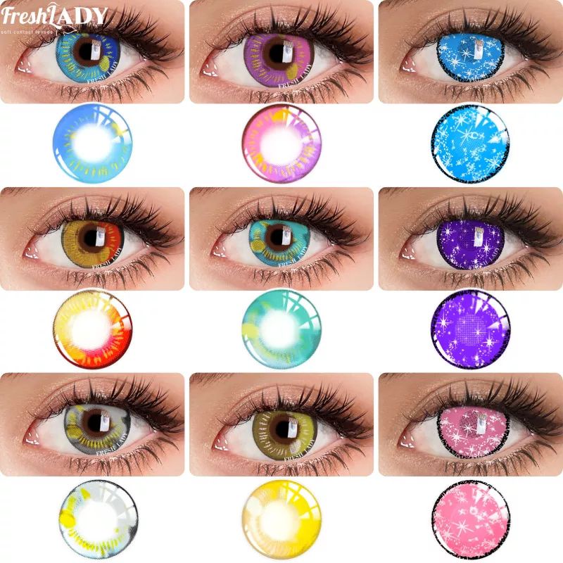 SIFTLENS COSPLAY ANIME SERRIES MATA ANIME KARTIN JEPANG CONTAC LENSES