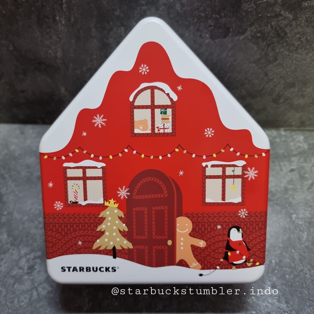 

Starbucks Japan 2021 Tin Can Christmas Cookie Hampers Set Isi Cinnamon Cookie Limited