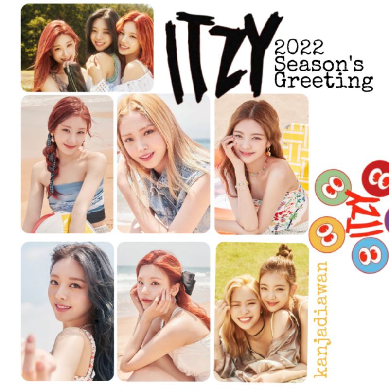Photocard ITZY Season Greeting 2022 Photo Set
