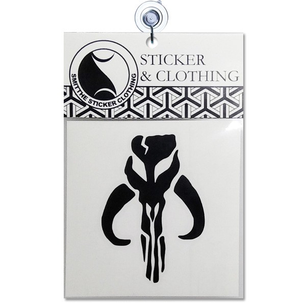 Stiker Star Wars The Mandalorian Symbol Logo Cutting Sticker Mobil Motor