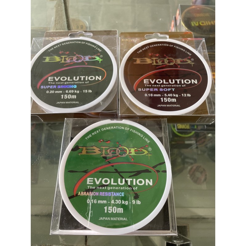 blood evolution senar pancing 150 m random