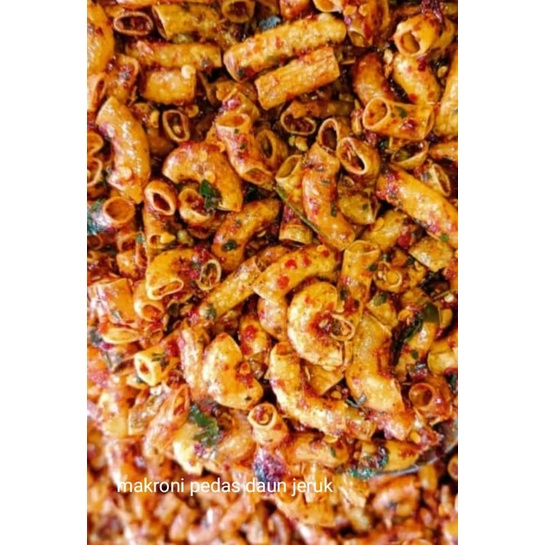 

Makroni Daun jeruk 3 level pedas 250gr