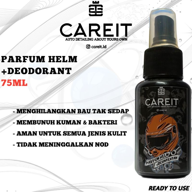 CAREIT - Helmet Care | Parfum Helm | Visor Care | Shell Sealent | Daun Talas Effect