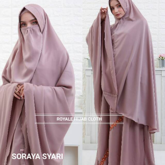 Gamis Muslimah Soraya Syari set