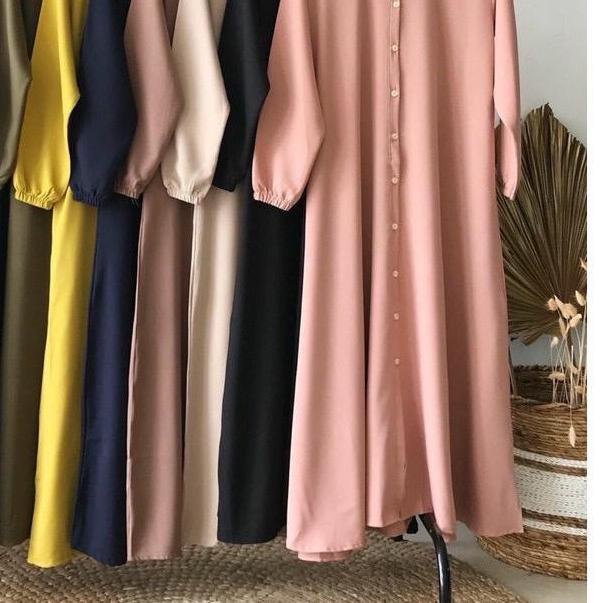 Gamis Nidia Full Kancing Busui Friendly
