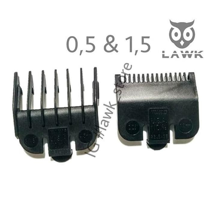 sepatu wahl ukuran 0,5 dan 1,5 set comb clipper sepatu mesin cukur