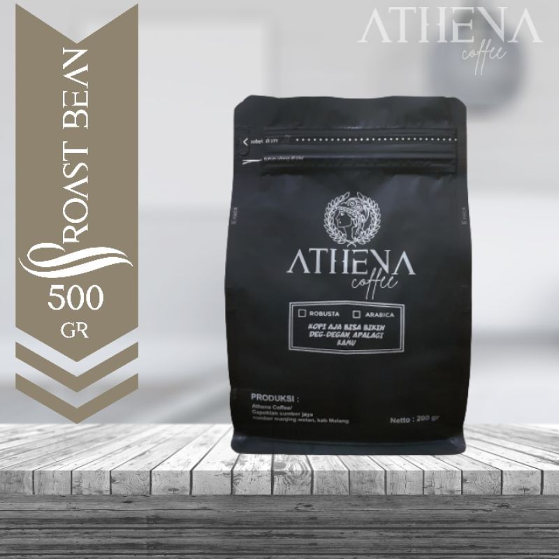 

ATHENA kopi robusta, java coffee ROAST BEAN 500gram