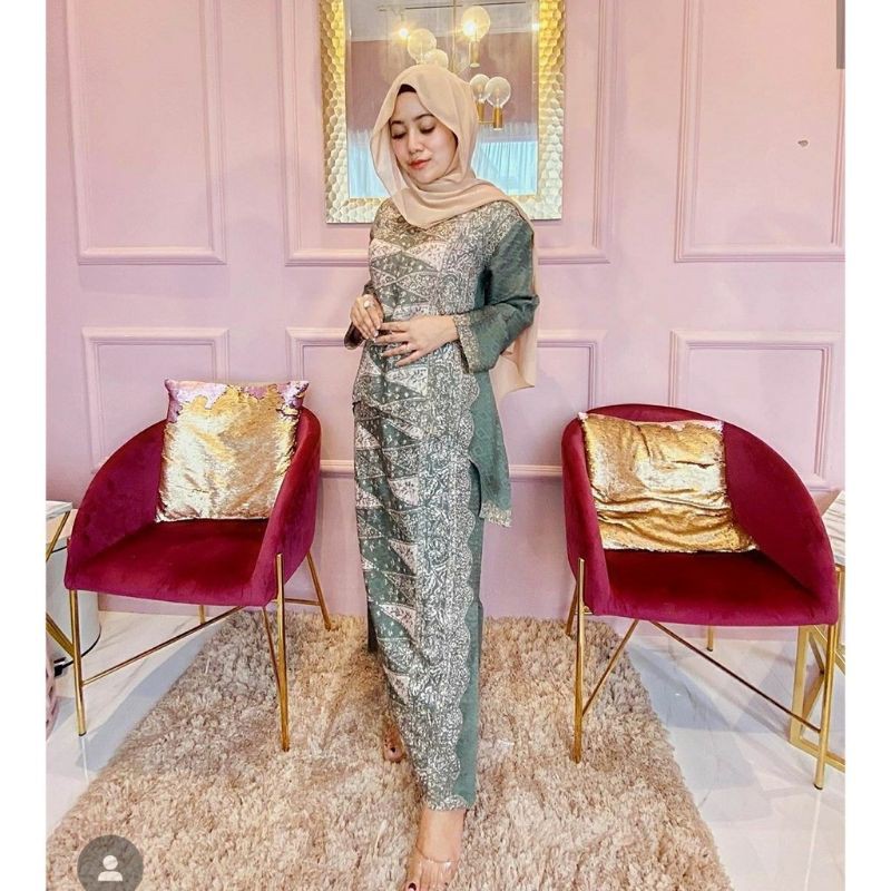 1 set songket Palembang kode ac