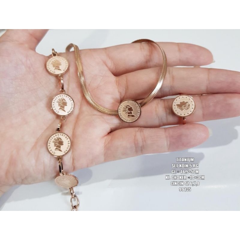Set Titanium Koin