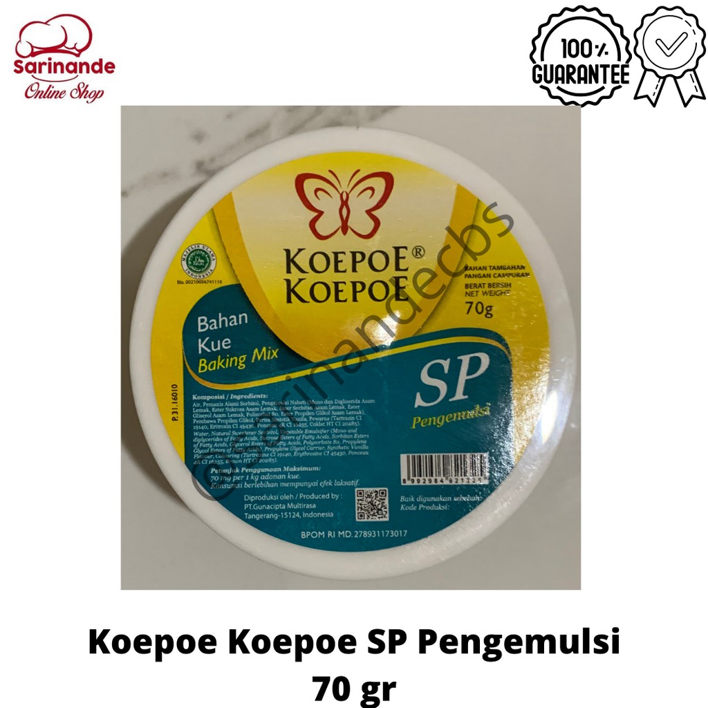 

Koepoe Koepoe / Kupu Kupu SP Pengemulsi TBM OVALETT