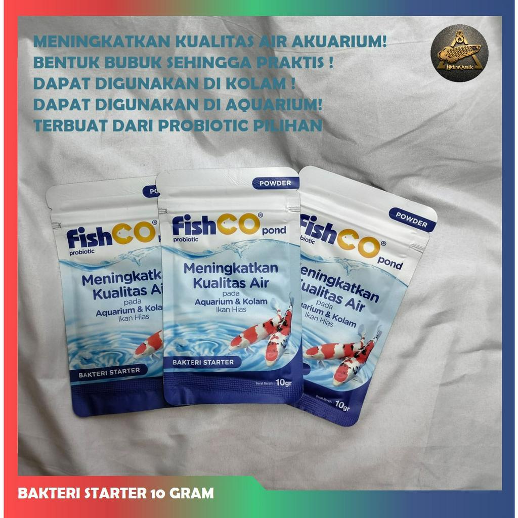 BAKTERI STARTER 10 GRAM BAKTERI BAIK PROBIOTIK PENJERNIH AIR AQUARIUM KOLAM FILTER AQUASCAPE MEDIA FILTRASI AIR