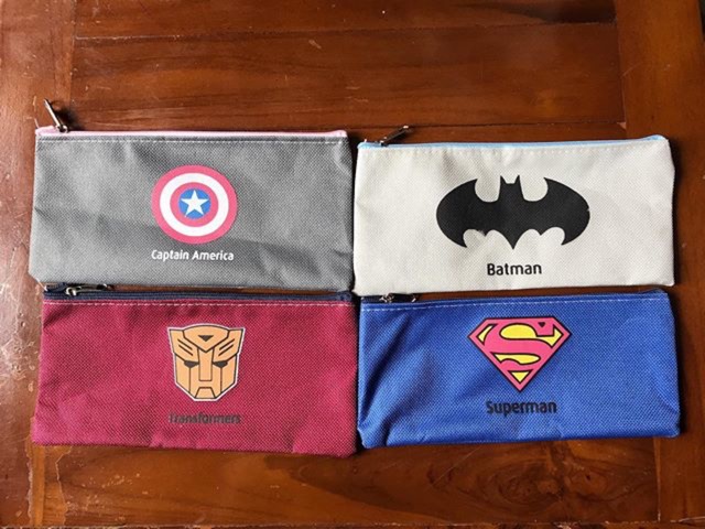 

Superheroes Pencil Case / Tempat Penyimpanan Alat Tulis Anak-Anak Superhero Lucu Murah Meriah
