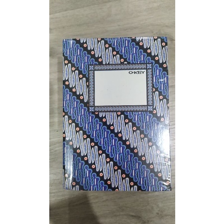 

Buku Oktavo hard cover 200 lembar merk OKEY (harga satuan)