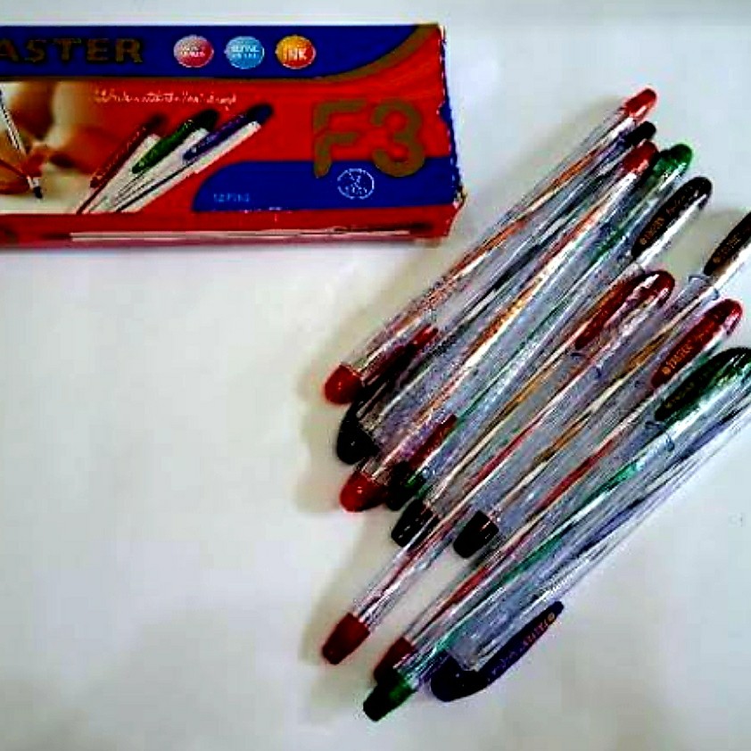 

PULPEN BULPEN FASTER F-3 HITAM TERLARIS GROSIR 1 LUSIN