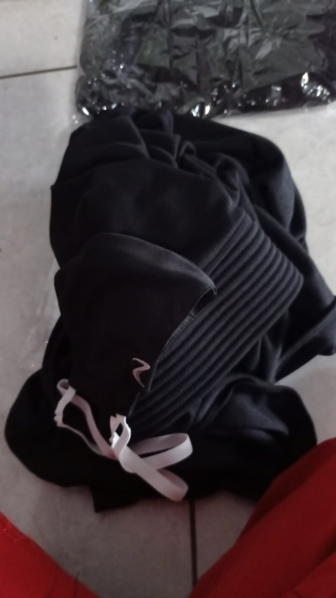 Masker Kain Kakashi 2 Layer Kantong Tisue