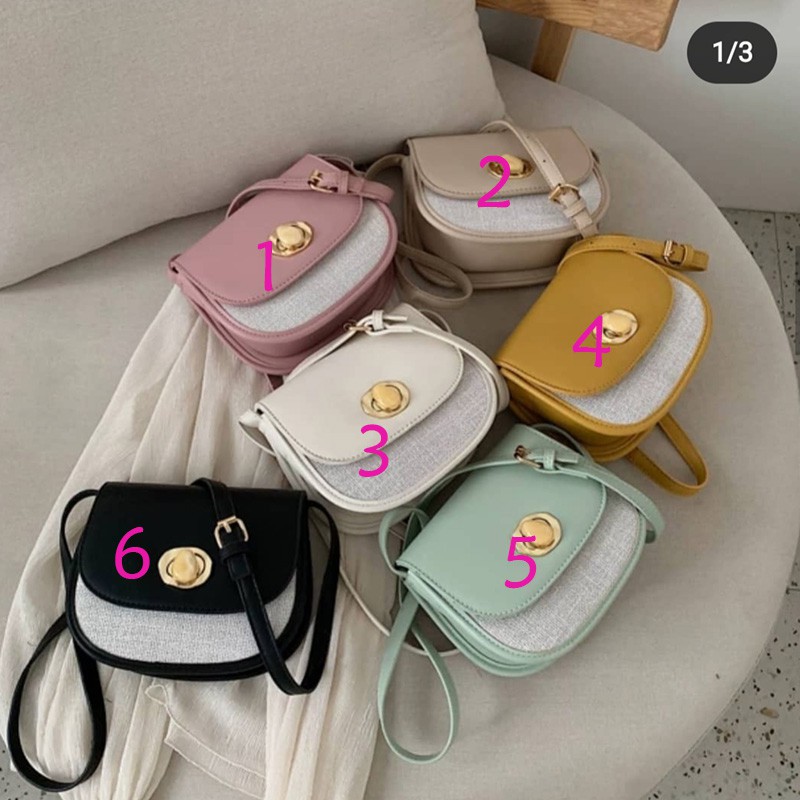 tas selempang wanita cewek fashion slingbag handbag impor murah lucu