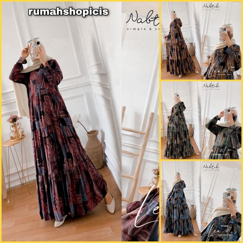 (5NOV2020) LEA VOL 1 NABTIK / GAMIS NABTIK ORI / GAMIS NABTIK TERBARU / NABTIK GAMIS ORIGINAL